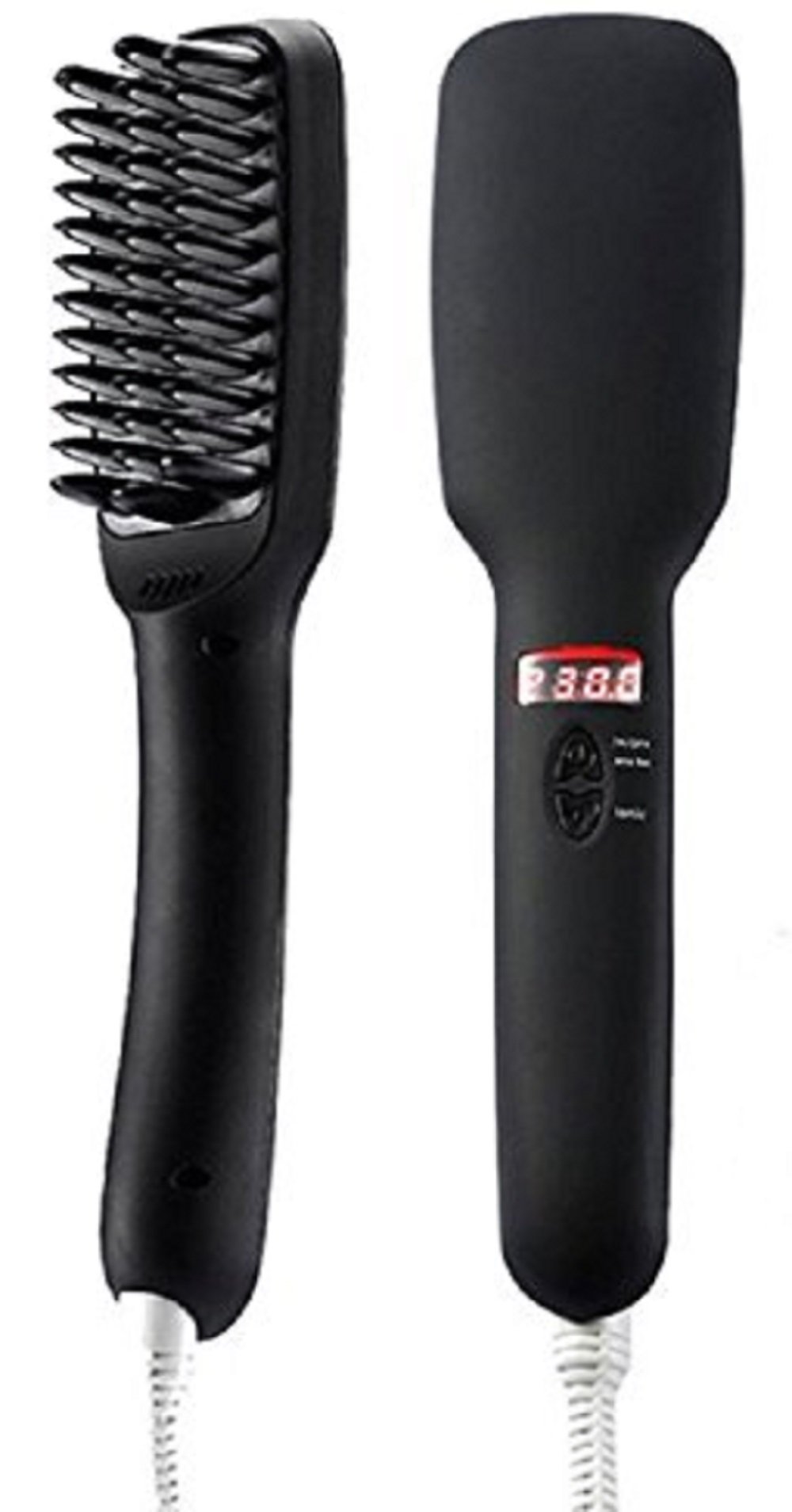 best hot hair brush straightener