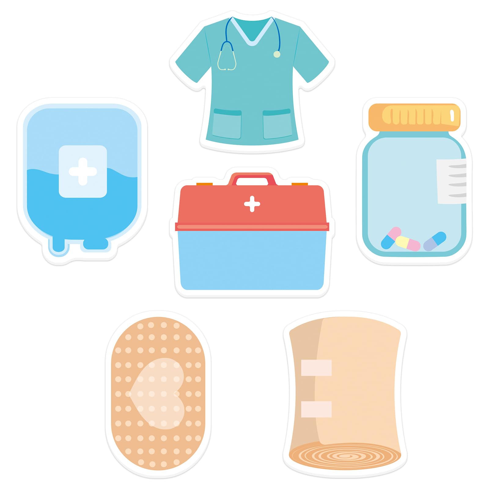 30 Pack 600 Sheets Nurse Sticky Notes Doctors Medical Sticky Notes Notepad Nurse Gifts for Women Nursing Friends Hospital School Doctor Healthcare