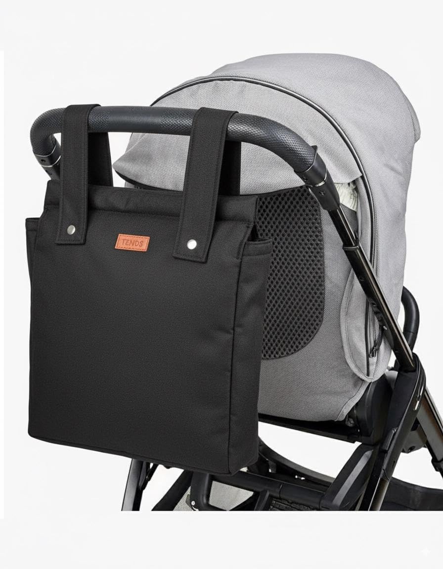 TENDS Borsa per passeggino spaziosa con funzione di borsa maternità organizzatore multiuso