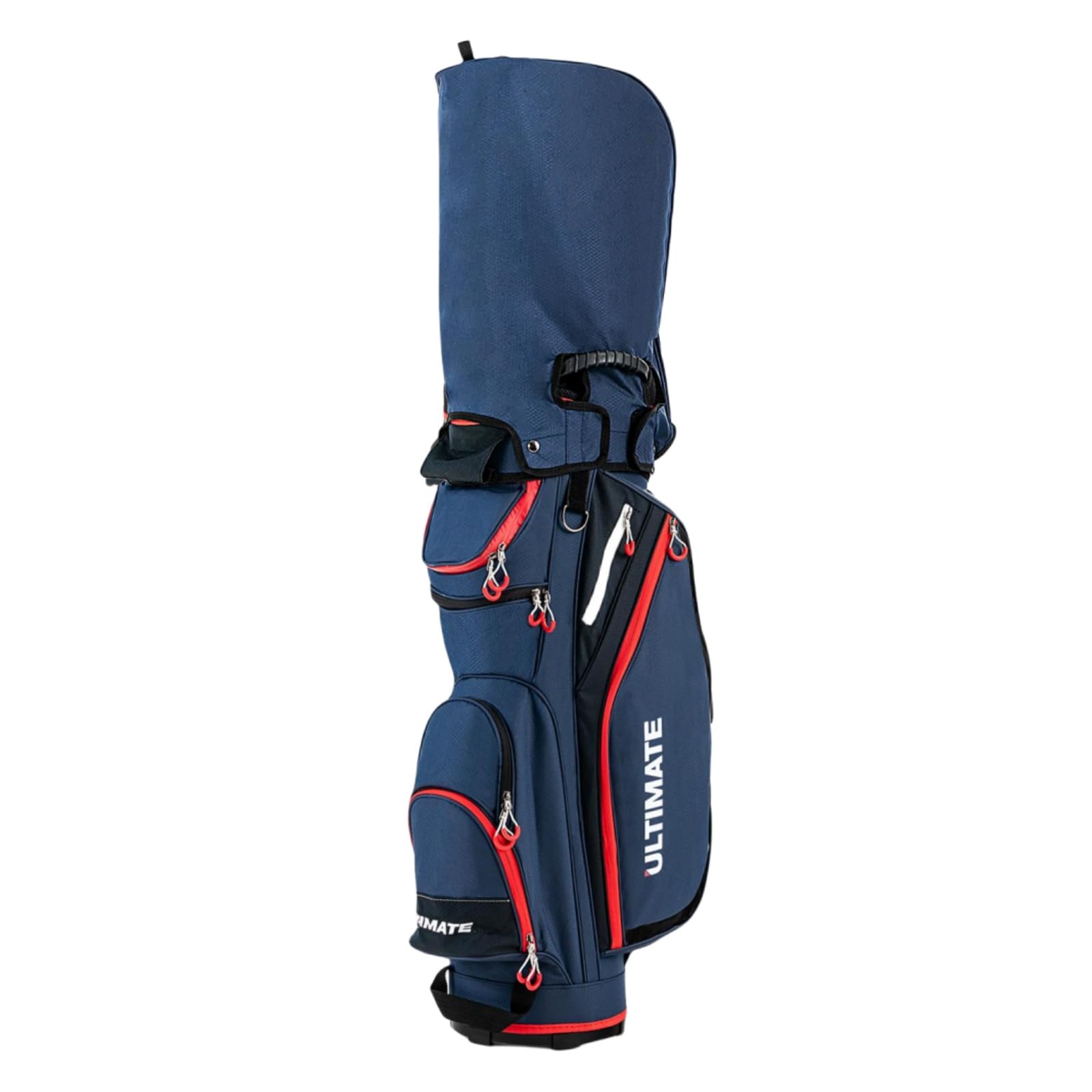 LIFEZEAL Sac Trépied Golf avec Double Sangle, Housse de Pluie, 14 Compartiments et 8 Poches, Sac de Club de Golf Voyage avec Sac Thermique à Fermeture
