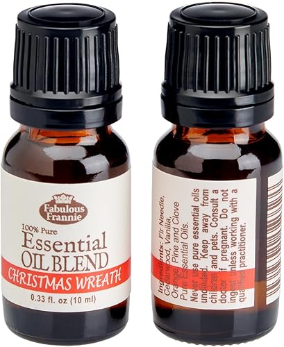 Miniatura 2 de Mezcla de aceites esenciales 100% puro, Guirnalda de Navidad, sin diluir mezcla de aceites esenciales de grado terapéutico0.35 fl ozmezcla de