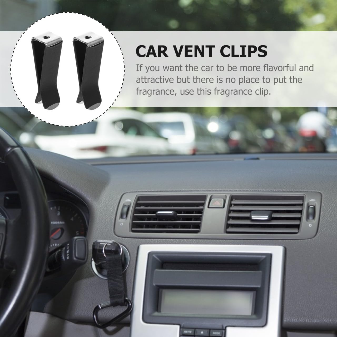 10 Sätze Luftauslassclip Auto Duft Autoclips Für Lüftungsschlitze Auto-diffusor-entlüftungsclip Und Schlank Air Vent Parfüm Clip Hängend Abdeckung Schwarz Ferromangan 30 Stück * 10