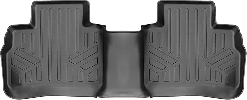 SMARTLINER Forros negros de segunda fila para todo tipo de clima, compatibles con Nissan Sentra 2020-2024 (solo compatible con modelos Sedan)