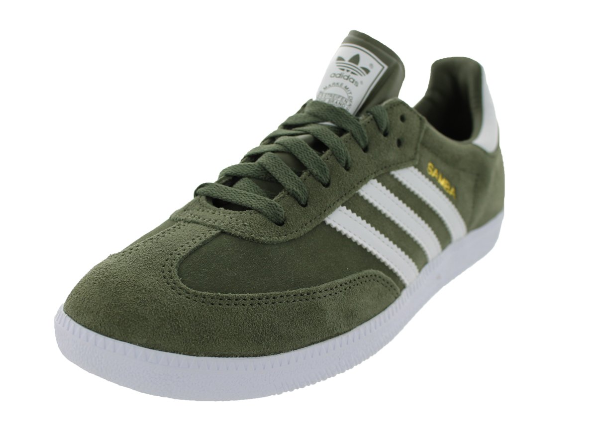 adidas Samba Men's Sneakers Olive/Running White/Clear Grey D65455