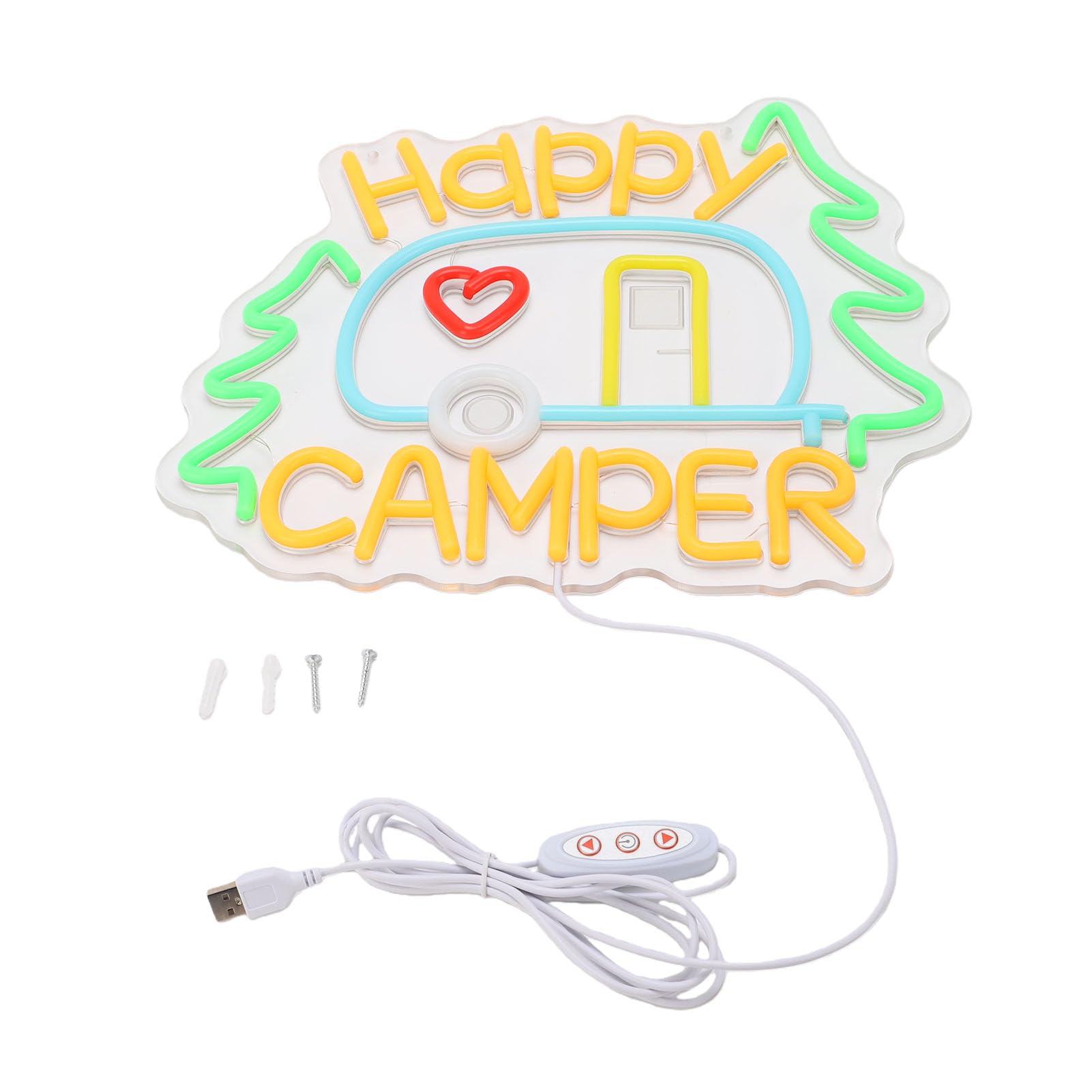 Cryfokt USB Powered Camping Neon Light for Outdoor
