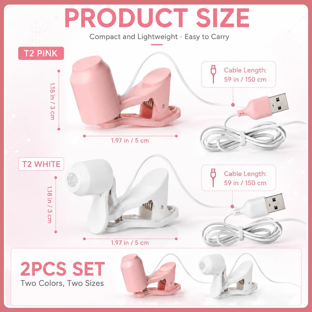 Tapoteur Automatique Tiktok, 2 Pièces Auto Clicker avec 3 Réglages, Auto Screen Clicker Dispositif USB de Clic Automatique pour Jeux et Achats