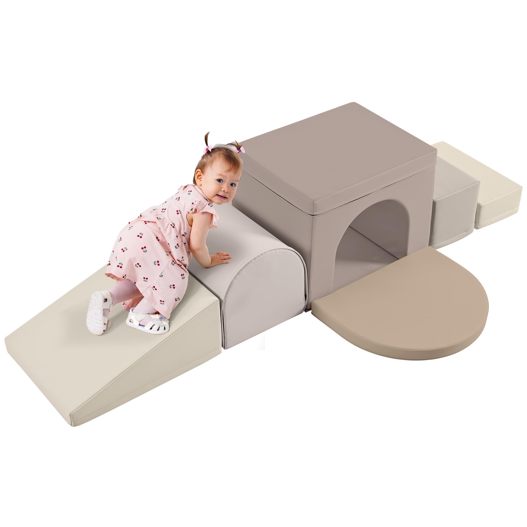 Amazon.com: Merax Indoor Soft Foam Tunnel Climber, Toddler