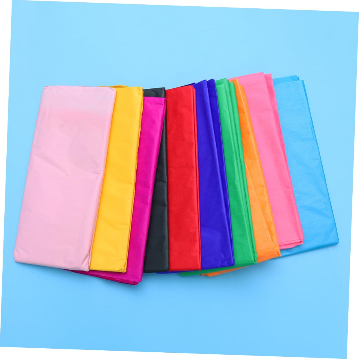 100stücke Farbiges Origami-papier Dünnes Bastelpapier Seidenpapier Kopierpapier Für Junge Mädchen Geschenkpapier Packpapier Für Diverse Projekte
