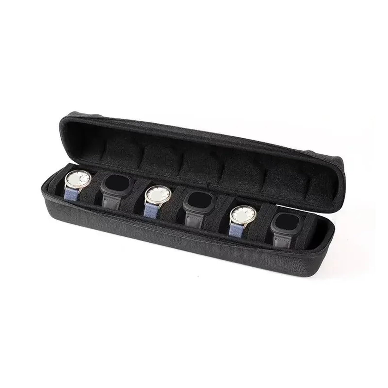 EKalgretrA Watch Case Watch Box Organizer for Men or Women，Watch Travel Case Portable Storage Display Holder for Wristwatches and Smart Watches