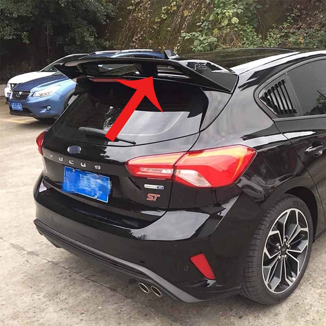 Dla Ford Focus Rs St 2019 2020 2021, ABS Tylny bagażnik Stabilność Tylny Zderzak Tylna Klapa Okno Dachowe Lip Tailfin Dekoracja Modyfikacja Auto