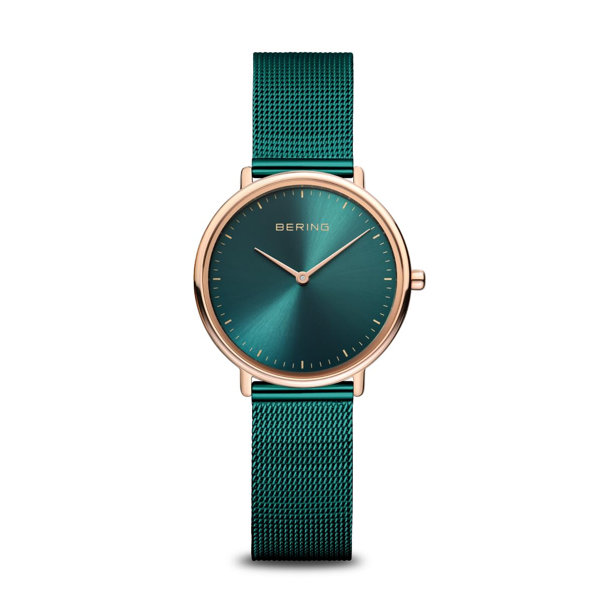 BERING Ultra Slim Collection 15729-868 Women's Watch, Green, Bracelet