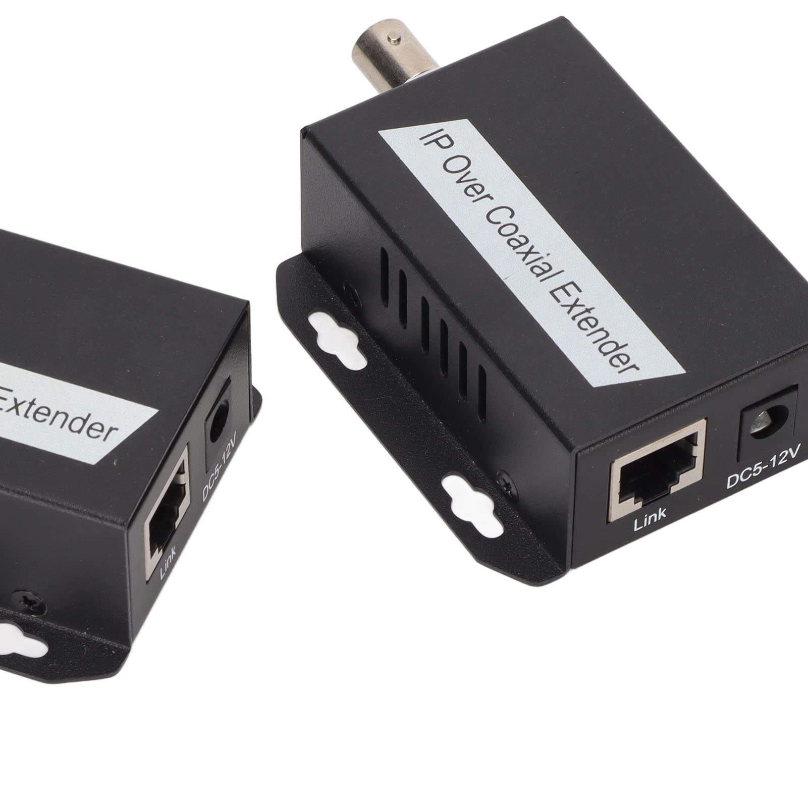 YedaHcy 2Pcs IP Extender, Good Heat Dissipation, Two Way Communication, Stable Performance, Small Size, Ethernet Adapter with RJ45 Interface for Long Distance Transmission