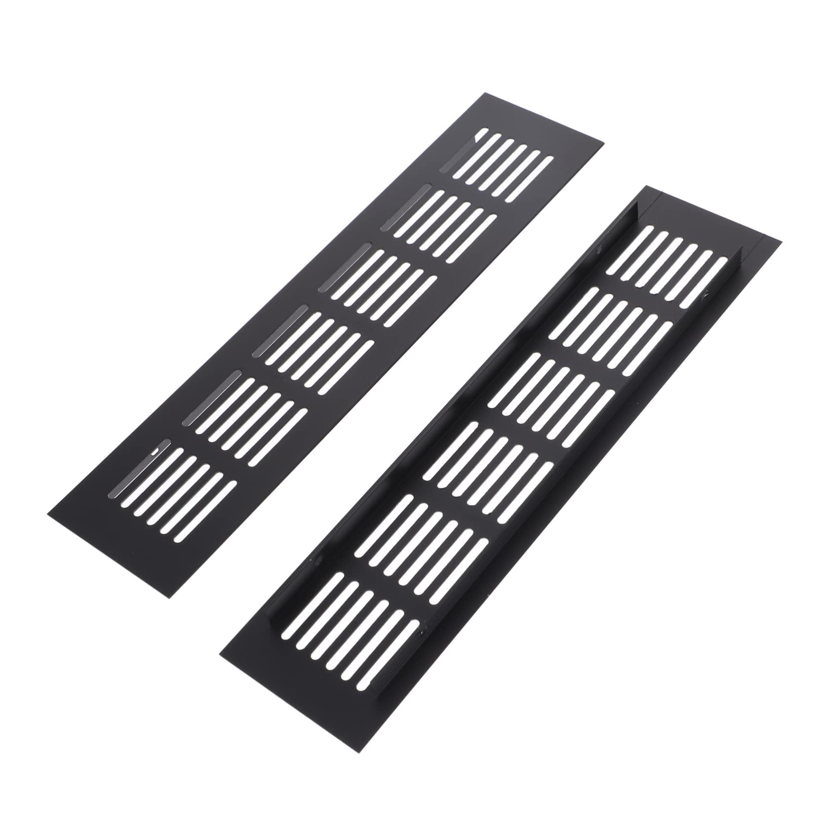 ETHZZLE 2Pcs Aluminum Alloy Air Vent Cover for Cabinets Shoe Closets and Wardrobes Odor Durable Ventilation