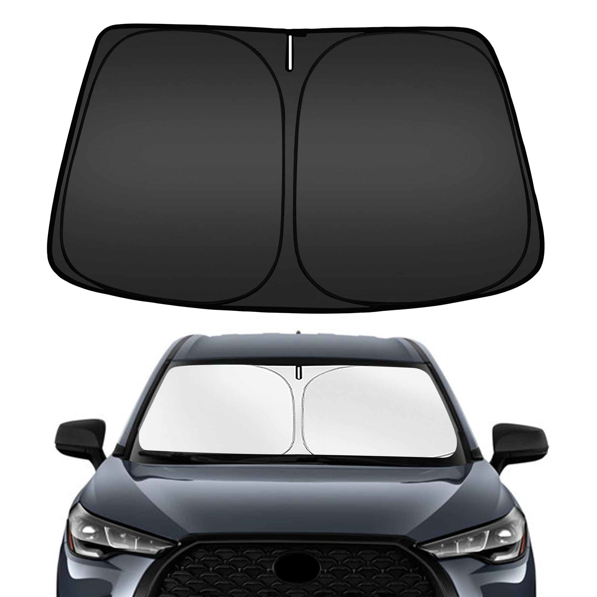 ARISMOTOR Windshield Sun Shade for Toyota Corolla Cross 2022-2026 2027