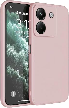 TPU Silicone Case Compatible with Poco M7 Pro 5G 6.67", Cover Holster Sleeve - Sand Powder