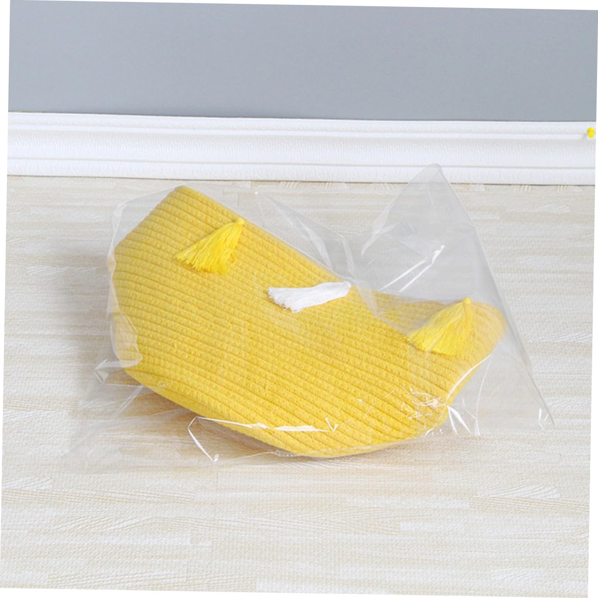 Cesta de Almacenamiento de Cuerda de Algodón Multiusos Diseño Trenzado y Apariencia Elegante para Guardar Artículos Diversos Hogar