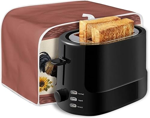 Vista 252 de Cubierta para tostadora de cocina, protector para hornear se adapta a la mayoría de tostadoras estándar de 4 rebanadas, mantiene la tostadora libre