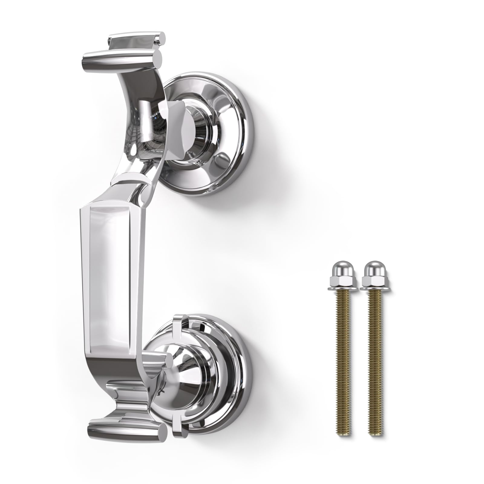 Bwintech 1 Pcs Chrome-Plated Doctors Design Heavy Duty Door Knocker for Front Door
