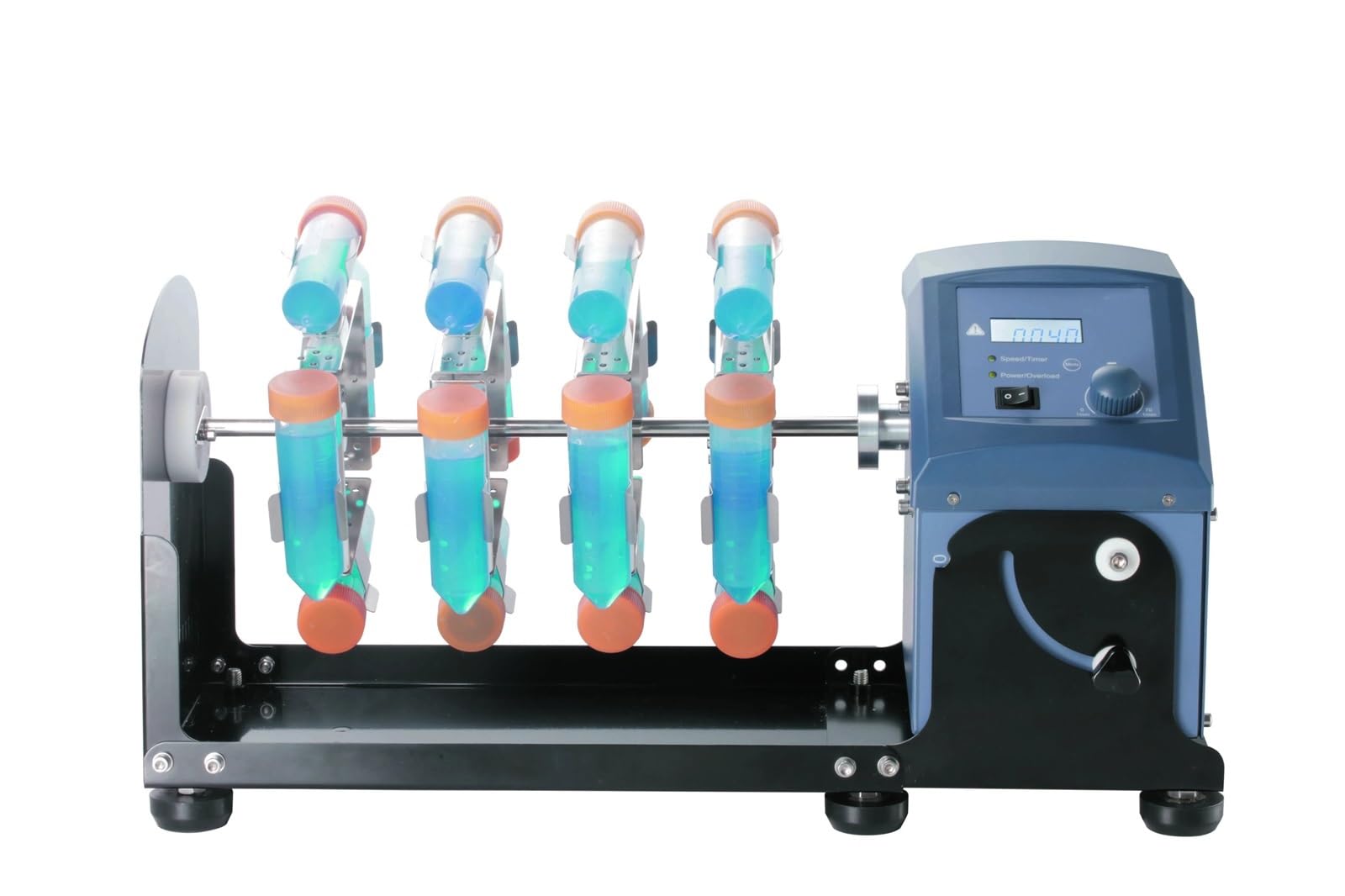 Zxzzas Mx-Rl-Pro Magnetic Stirrer, Rotator Blood Mixer Laboratory Electric Continuous/Timer Mixing Vo-Rtex Mixer 70/80Rpm(Mx-Rl-Pro)