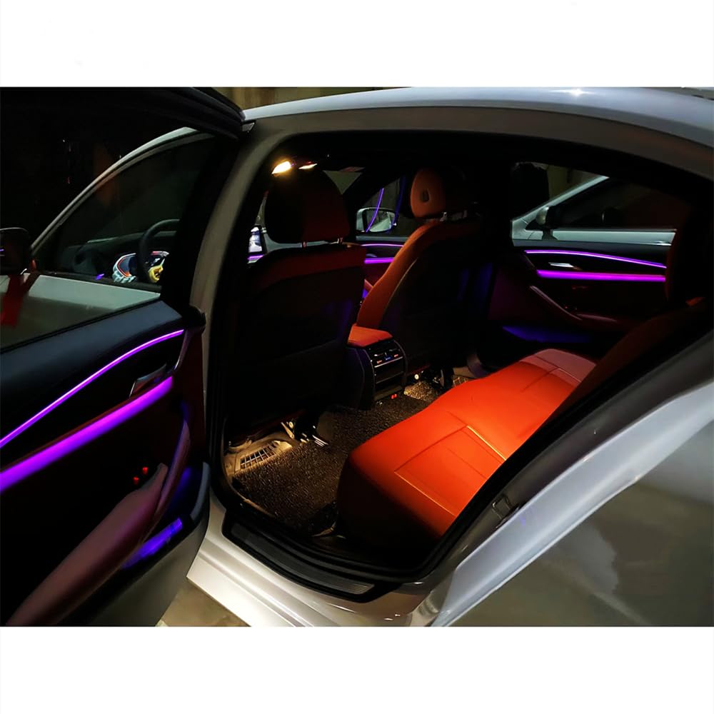 Automotive LED ambient Light Suitable for BMW G30 Door Light Guide Strip Interior Lights, Screen 11 Color Control Mode