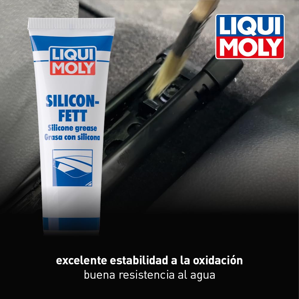 Liqui Moly Grasa con Silicona Transparente, 100 g, Grasa lubricante, SKU 3312