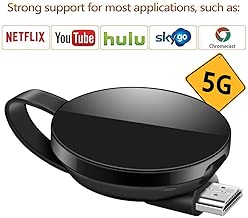 LONOSUN Wireless Display Adapter 5G/2.4G WiFi Dongle HDMI Display Adapter 1080P HD Support Chromecast/Chromecast Tv/DLNA/Airplay/Miracast for MacBook/Android / / iPhone X S MAX/8/7/SE - coolthings.us