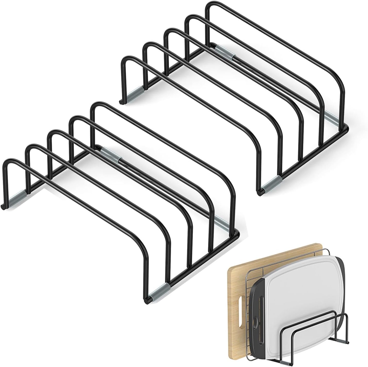 Cut Off Plate Rack Amazon.com: HSpiow Cutting Board Organizer 2 Pack, Cutting Board Rack ...