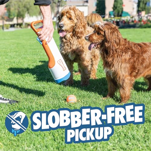 Chuckit! Cannon 16M Dog Ball Launcher for Fetch, 16-Inch Dog Fetch Toy and Interactive Ball Launcher, Works with Small 2-Inch and Medium 2.5-Inch Balls, Includes 4 Medium Balls by Chuckit! - Image 3