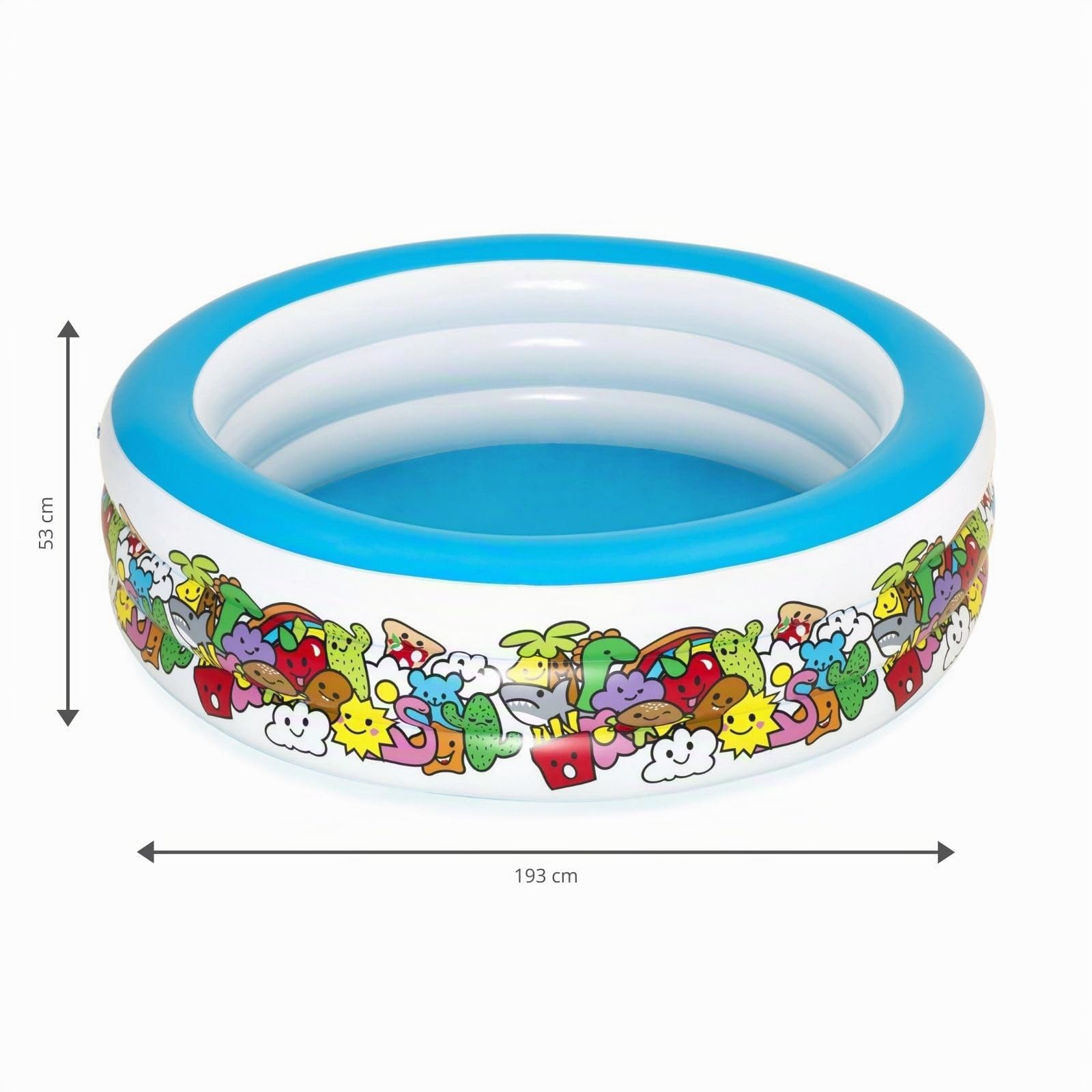 Bestway Family Pool, Fantasia, 196 x 53 cm
