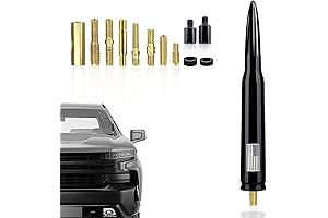 Ajxn 1 PC Car Truck Bullet Antenna, Automobile Antenna Mast, Suitable for...