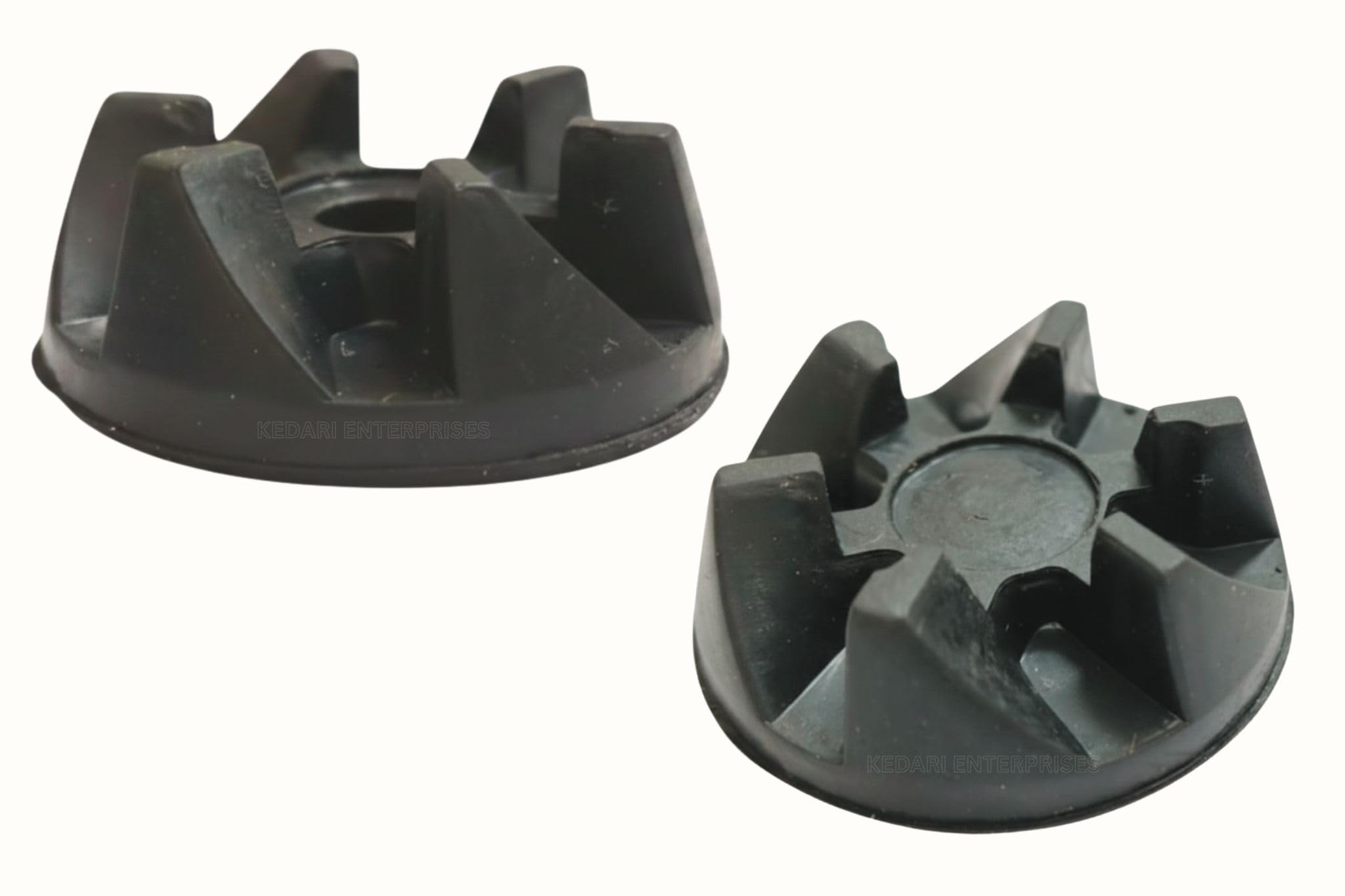 Mixer & Grinder Jar Coupler Compatible for SUJATA Rubber Coupler Replacement Parts (Pack of 2 U Jars Couplers) (Black Color).