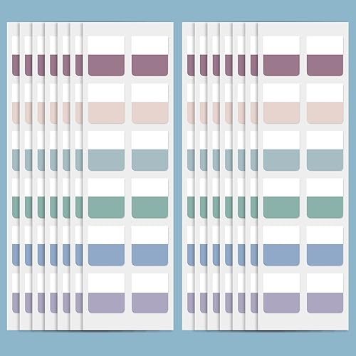 Pestañas adhesivas de índice de página, marcadores de bandera autoadhesivas, pestañas de archivo reposicionables, banderas de colores surtidos para