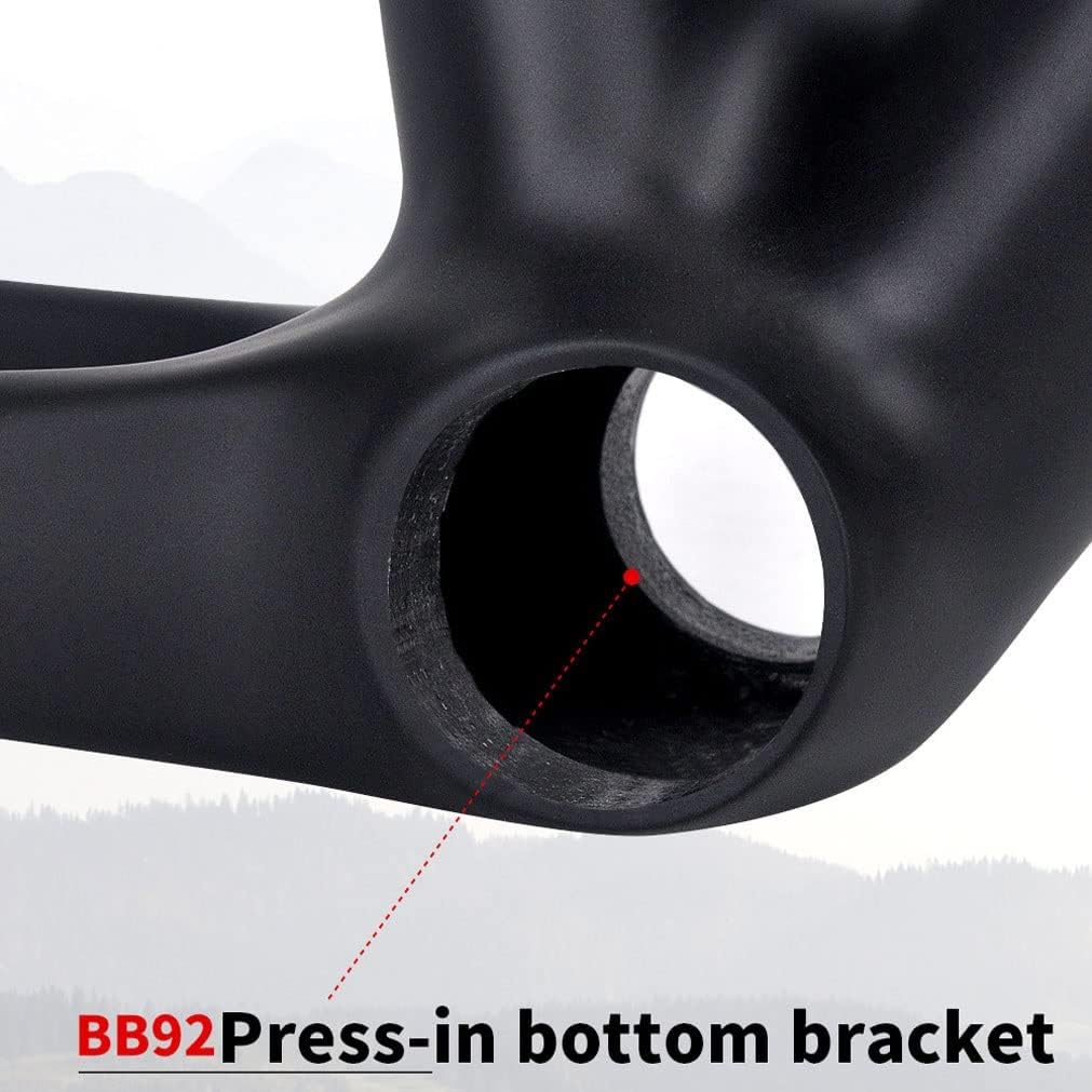 Carbon Mountain Bike Frame 27.5er 29er Hardtail Bike Frame Disc Brake Thru Axle 142mm QR 135mm Interchangeable Internal Routing Frame 15/17/19''(29 * 19'')