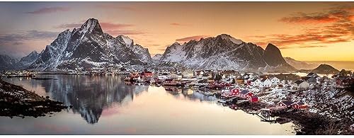 ArtDirect Reine Morning Light 14x5 UnFramed Art Print Poster Ready for Framing by Yaakobi, Lior