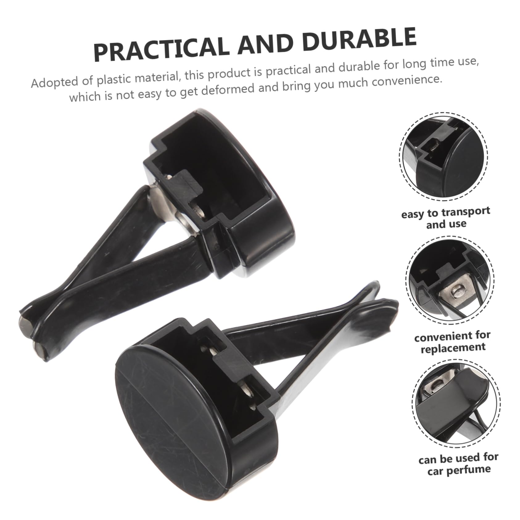 ABOOFAN 100pezzi Profumatore Auto Clip per Bocchette d Aria Accessori per Interni Auto Facile Installazione senza Attrezzi Resistente Materiale Plastico