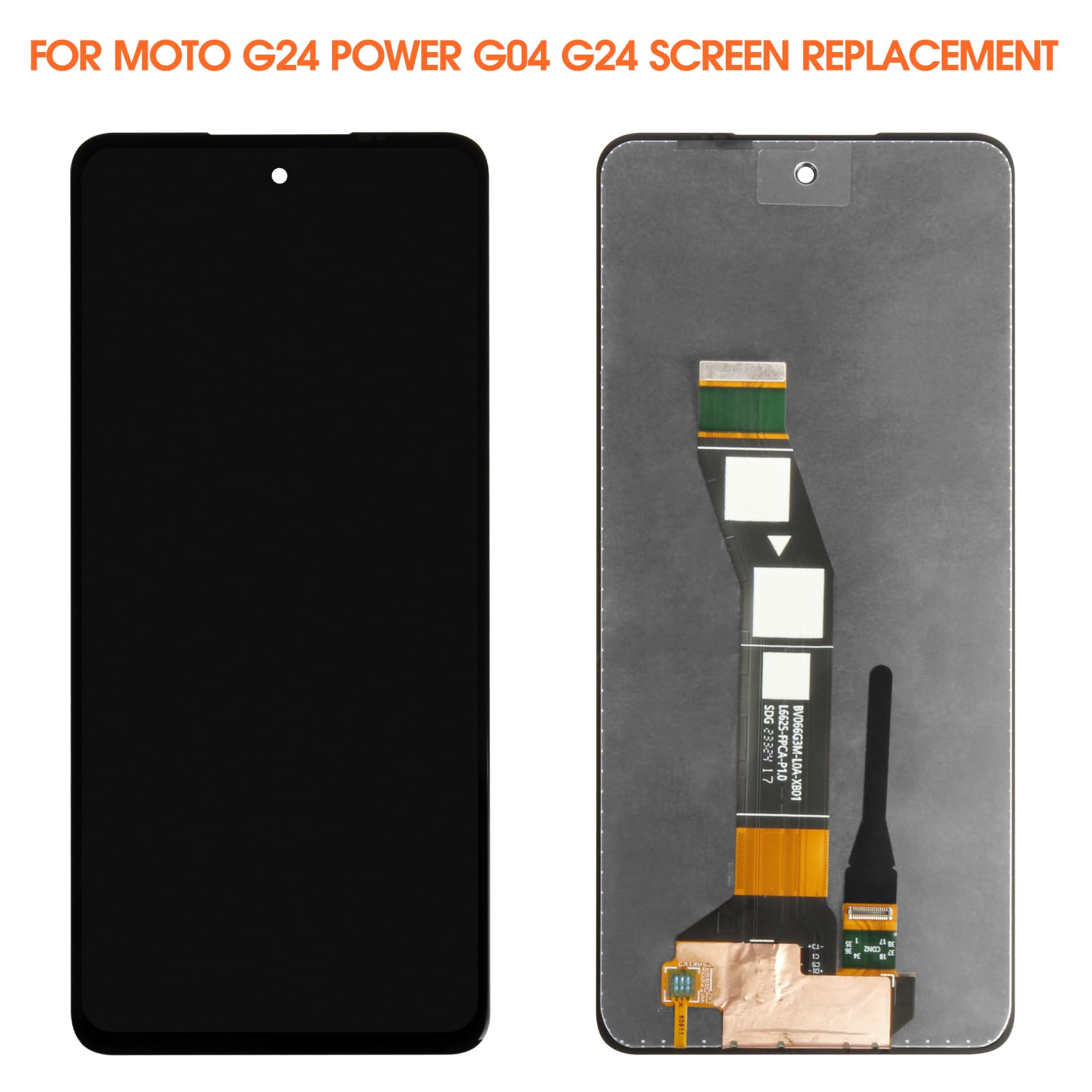 Amazon.com: for Moto G04/G24/G24 Power Screen Replacement for Moto