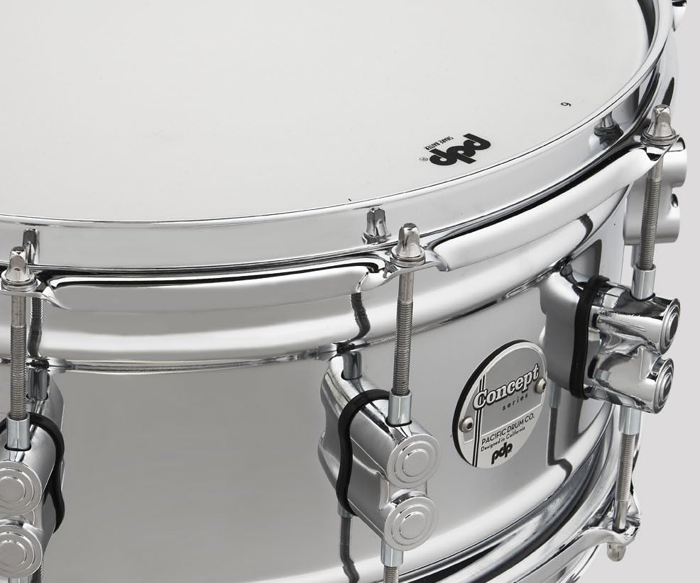 Rullante PDP By DW In Acero Cerato - 6,5 X 14 Pollici, Finitura Nera Rullante PDP By DW In Acero Cerato - 6,5 X 14 Pollici, Finitura Nera