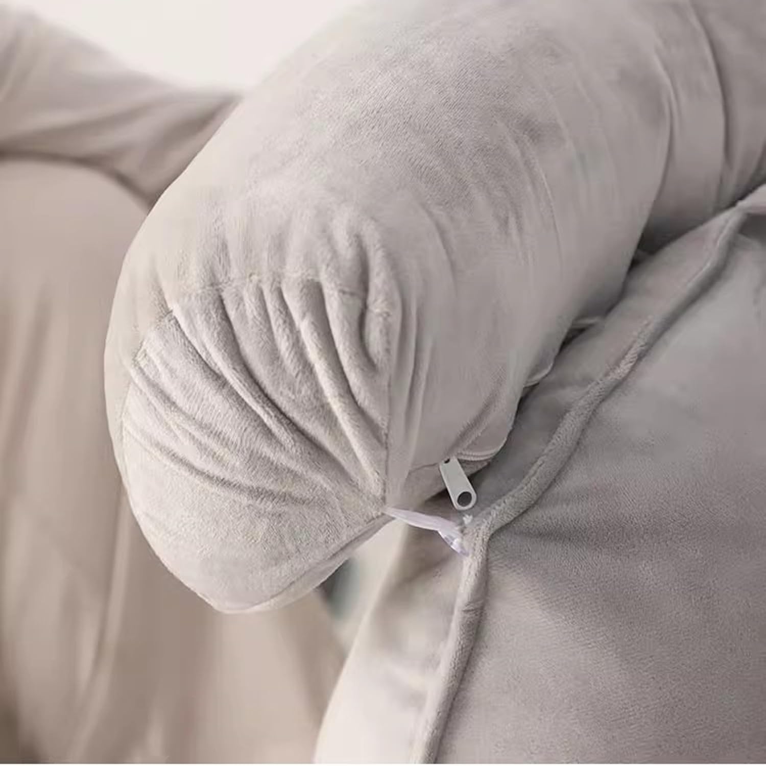BaoT8YLu - Cuscino da Lettura per Letto, Poggia Schiena 2 in 1 per Seduta sul Letto, Cuscino Multifunzionale per Divano con Braccioli, Comodo e BaoT8YLu - Cuscino da Lettura per Letto, Poggia Schiena 2 in 1 per Seduta sul Letto, Cuscino Multifunzionale per Divano con Braccioli, Comodo e