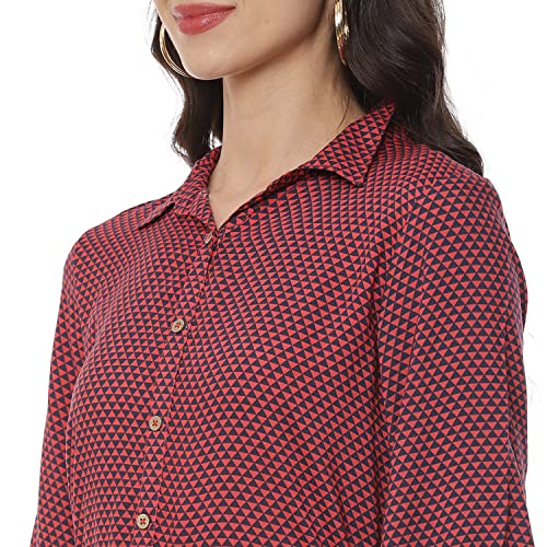Image of Rangriti Fuchsia Liva Straight Dress for Women