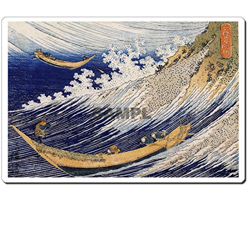 浮世絵マウスパッド 薄ぴた U4016 葛飾北斎 - 千絵の海 総州銚子