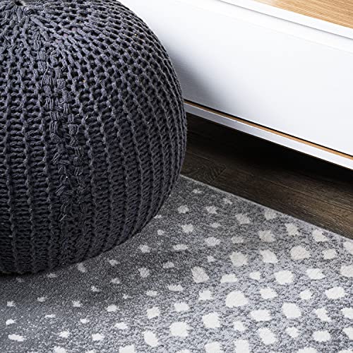 Tapete corredor Eyely patrón de antílope 2x10 gris/crema miniatura 4