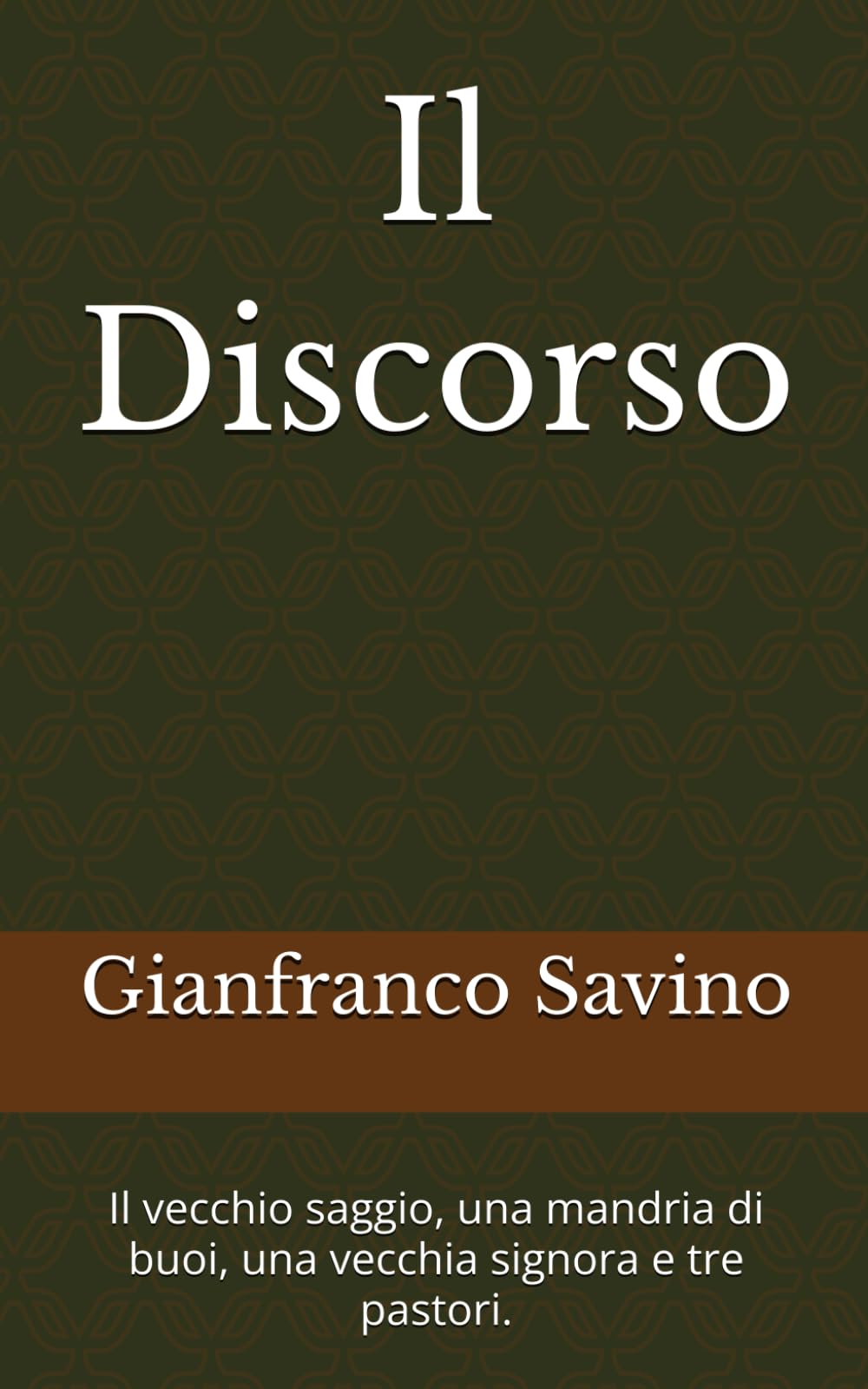 Il Discorso: Il vecchio saggio, una mandria di buoi, una vecchia signora e tre pastori.