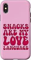 Vista 5 de Snacks Are My Love Language Funda para iPhone 16 para niños y padres