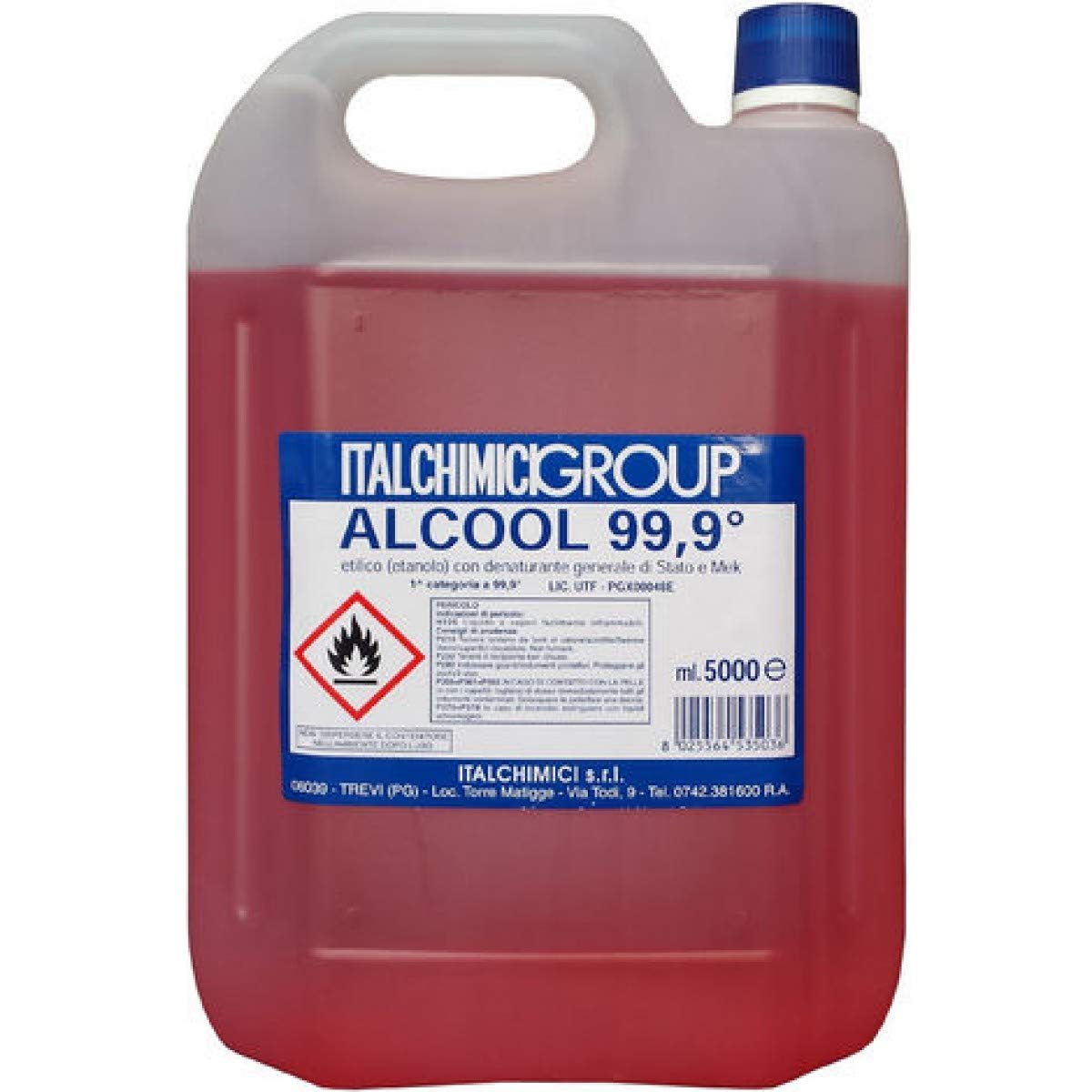 ALCOOL DENATURATO 99.9° 5LT 4PZ