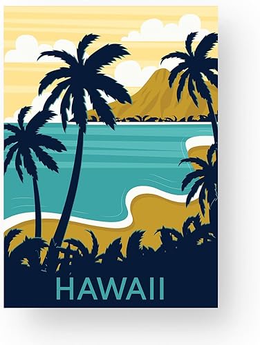 EzPosterPrints - Pósters retro de ciudad famosa mundialmente - Impresión de póster de viaje vintage, retro, grunge - Impresión artística de pared