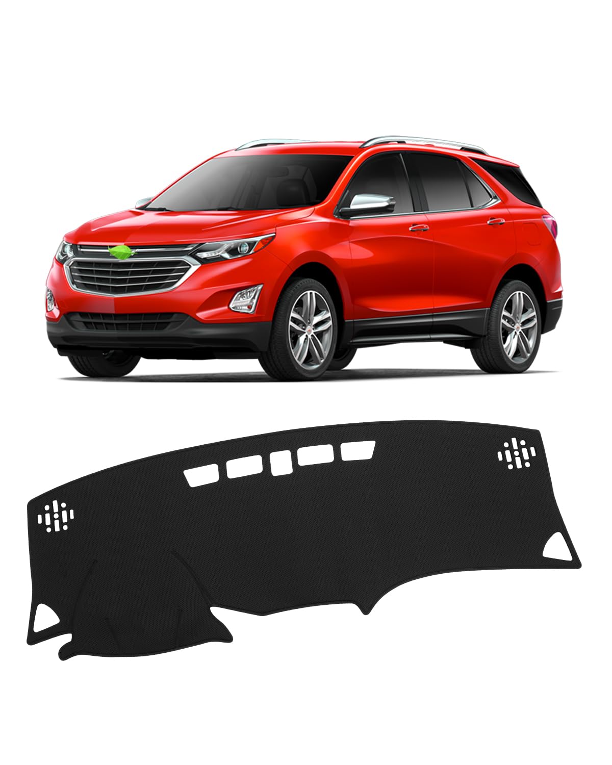 FIILINES Dash Cover Fit for Chevy/Chevrolet Equinox 2018