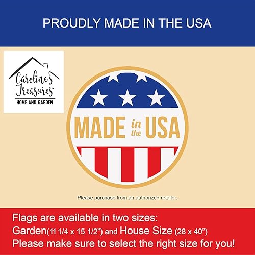 Miniatura 4 de Caroline's Treasures DAC1507GF - Bandera decorativa para jardín de Halloween con diseño de bulldog francés y bruja, bandera decorativa para patio