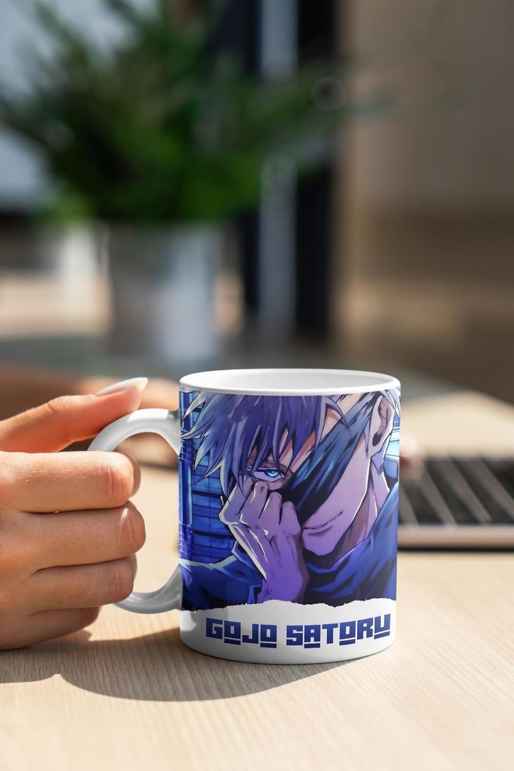 Buy genZ Stylin Gojo Satoru Coffee Mug - Premium Anime-Inspired