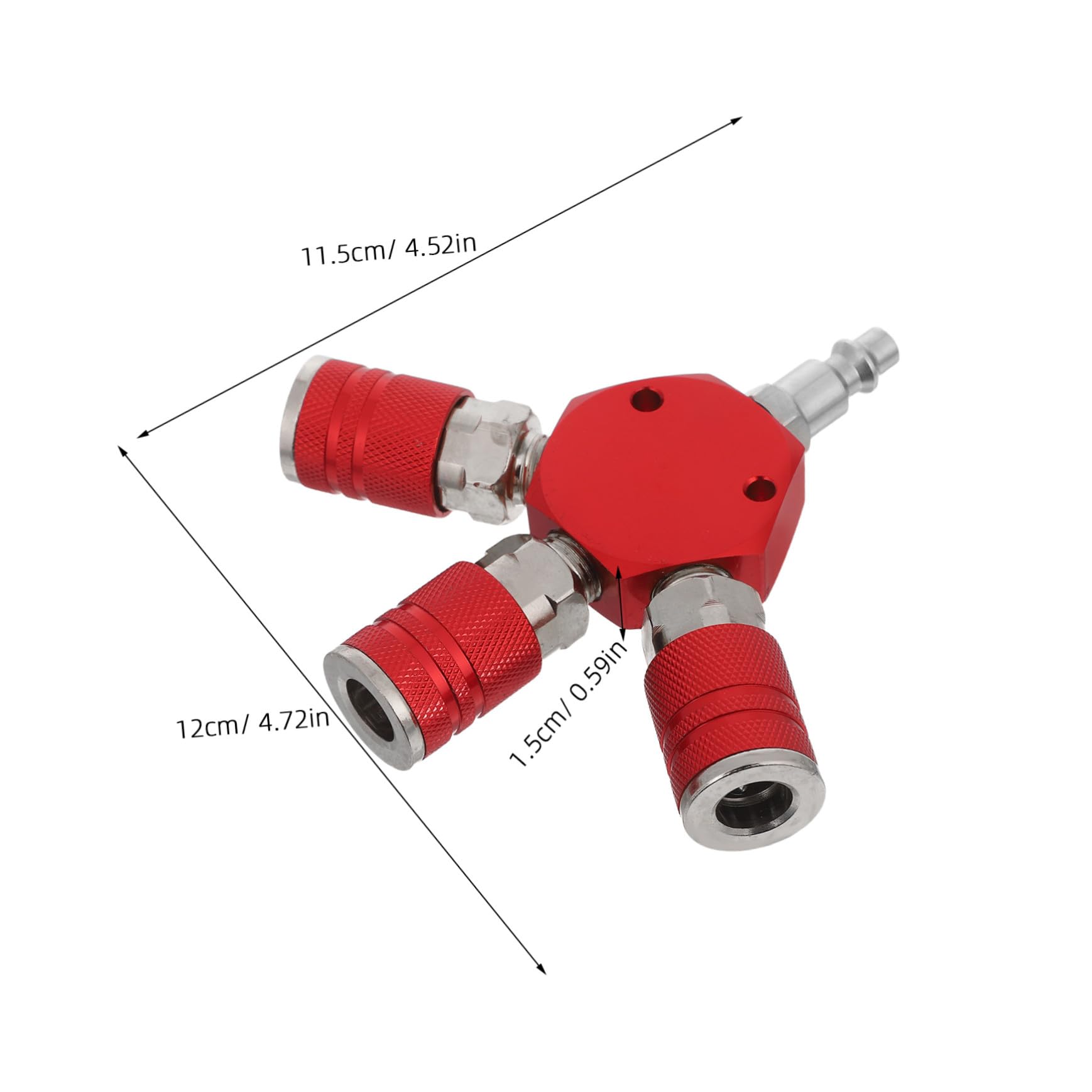 Tofficu Adattatore Con Attacco Rapido Attacco A Sgancio Rapido Raccordi Pneumatici Divisori Per Tubi Pneumatici Divisori Per Tubi Flessibili