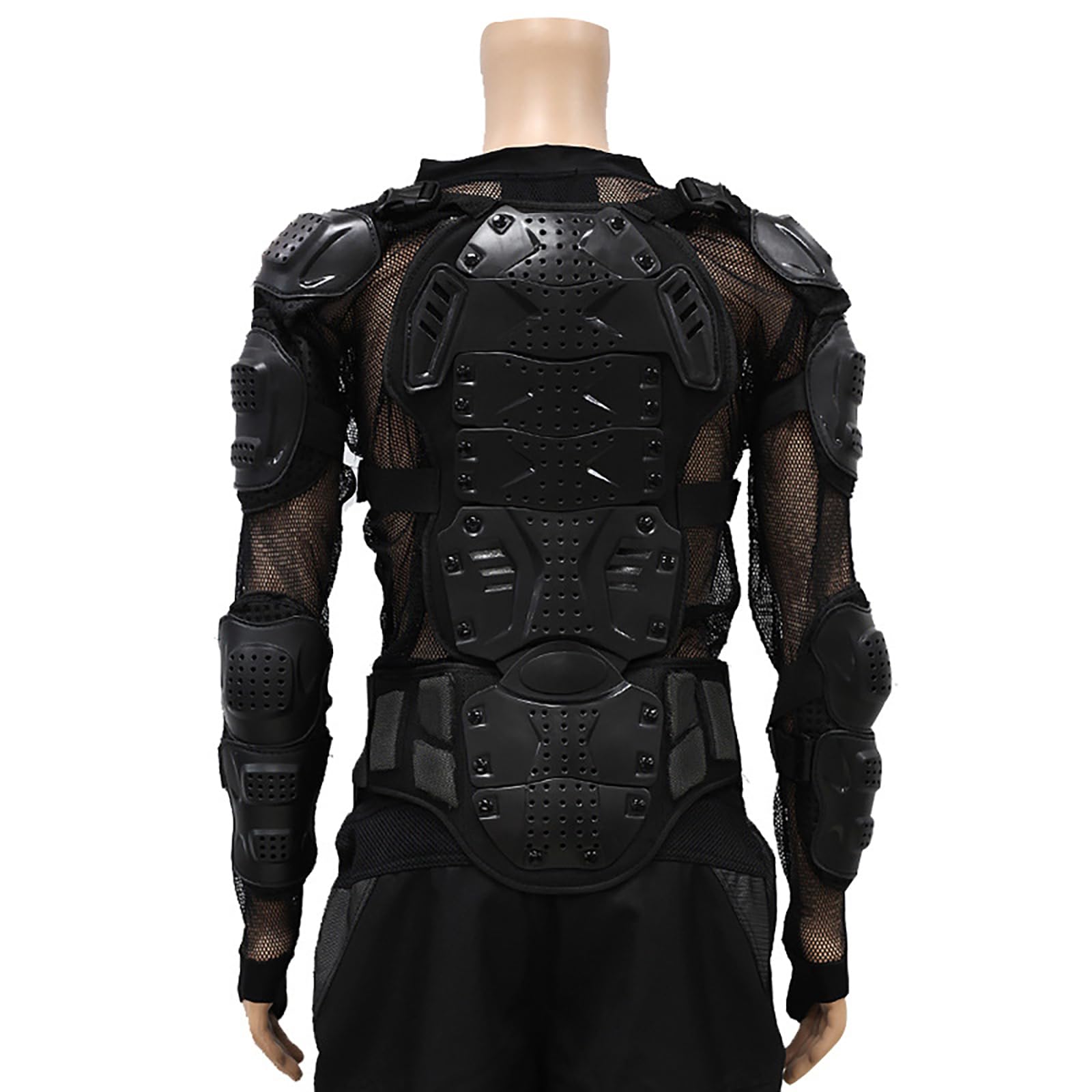 Giacca Da Moto Integrale Da Uomo Con Protezione Dorsale Rimovibile, Armatura Pettorale In PVC, Tessuto A Rete Traspirante, Ideale Per Motocross, Dirt Bike E ATV